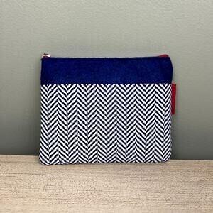 British Airways Traveller Plus Amenities Bag Cosmetics Toiletry Small Zip Pouch